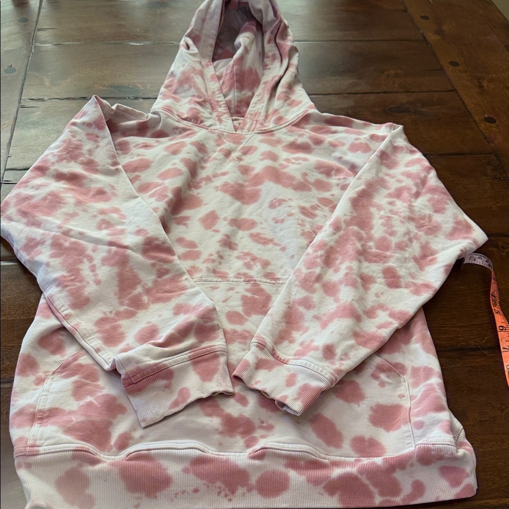 Lululemon full length hoodie tie dye size 8